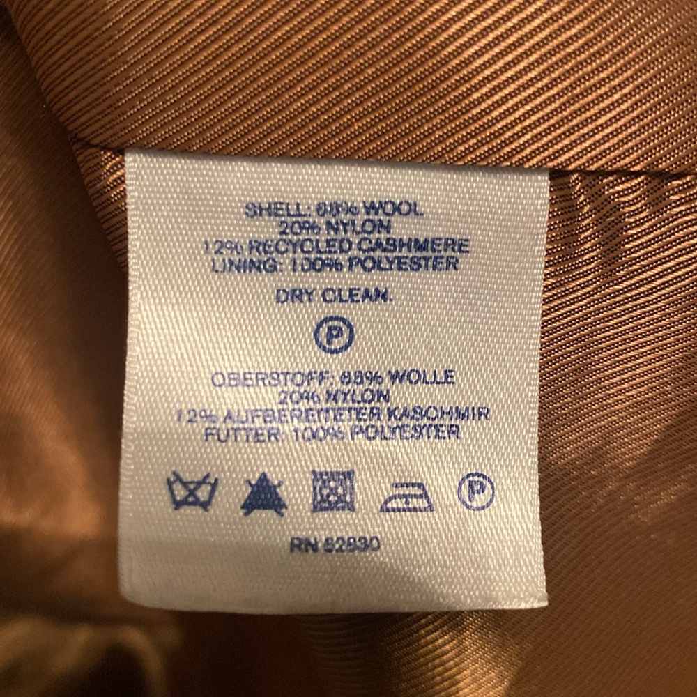 Lands' End Brown Trench Coat - Picture 6 of 8